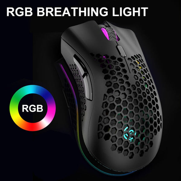 2.4G Optical Mice Rgb Backlit Mouse Wireless 1600Dpi Gaming Usb Rechargeable For Computer Laptop Notebook Mice Trackballs & Touchpads