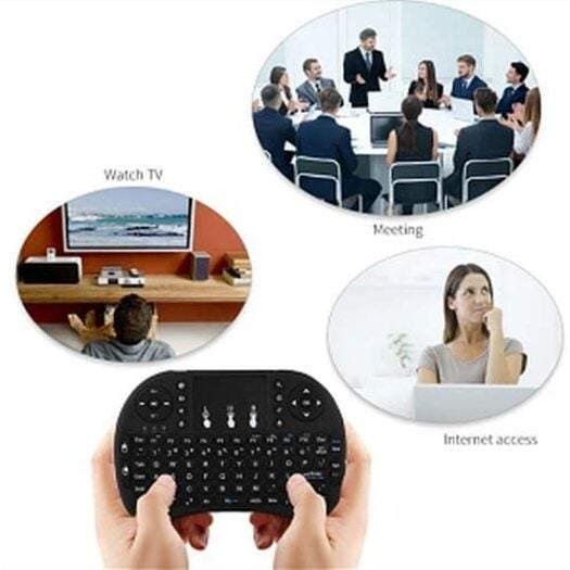 Tablet Keyboards 2.4Ghz Mini Wireless With Touchpad Portable Rechargeable Handheld Remote Control For Laptop / Pc Tablets Windows Mac Tv Xbox Ps3