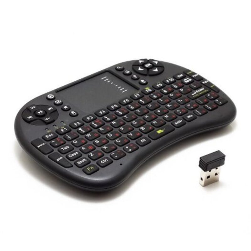2.4Ghz Ukb 500 Rf Mini Wireless Keyboard Mouse Touchpad Combo Black Keyboards & Keypads