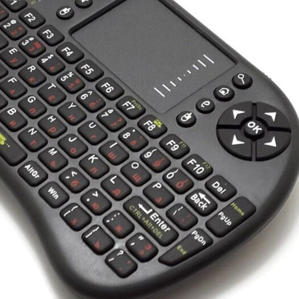 2.4Ghz Ukb 500 Rf Mini Wireless Keyboard Mouse Touchpad Combo Black