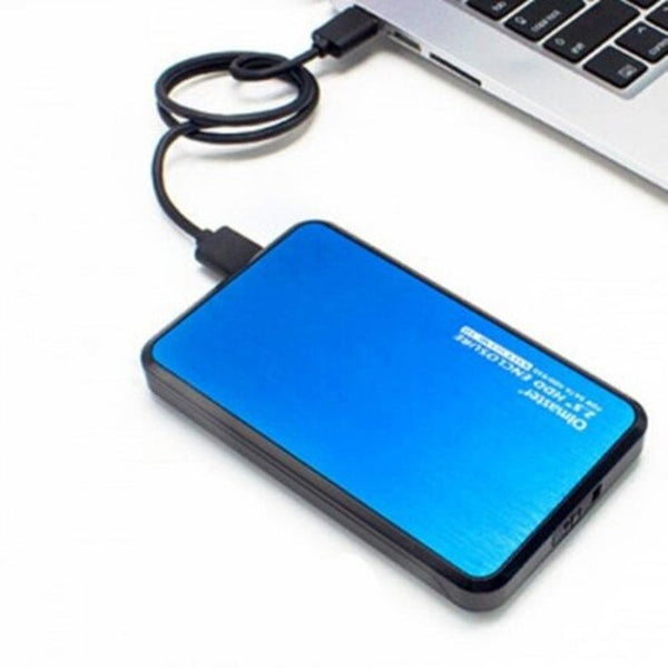 2.5 Inch Hard Drive Disk Hdd External Enclosure Case Sata To Usb 3.0 For / Ssd Blue