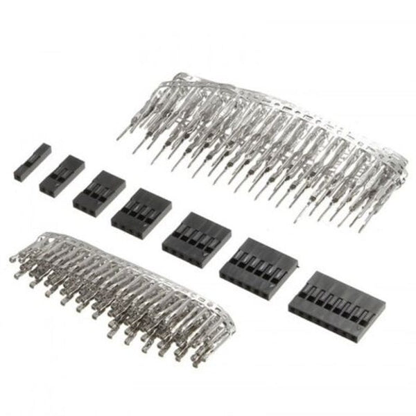2.54Mm Male Female Dupont Wire Jumper Header Connector Housing Kit 310Pcs Black Wire & Cable Connectors