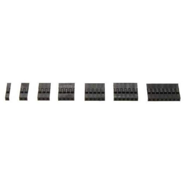 2.54Mm Male Female Dupont Wire Jumper Header Connector Housing Kit 310Pcs Black Wire & Cable Connectors