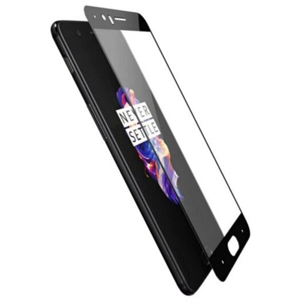 2.5D 9H Hardness Tempered Glass Full Cover Screen Film Protector For Oneplus Black