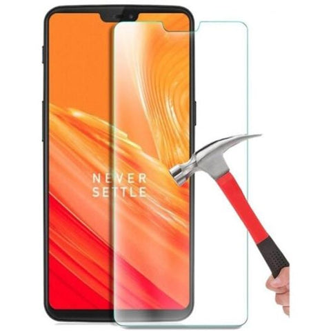2.5D Arc Edge 9H Tempered Glass Screen Film For Oneplus 6 Transparent