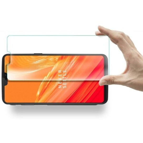 2.5D Arc Edge 9H Tempered Glass Screen Film For Oneplus 6 Transparent