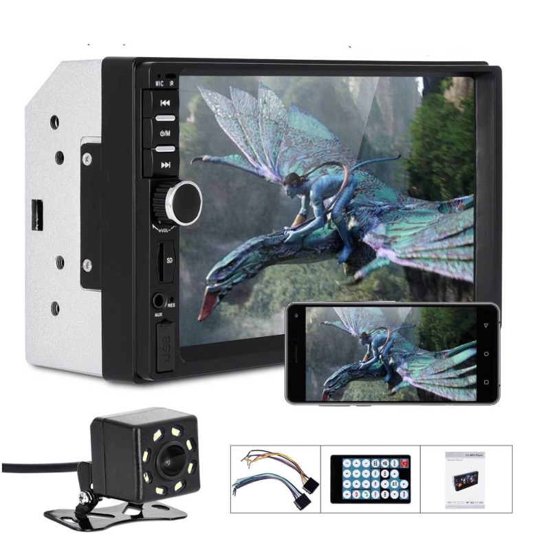 New 7 Inch 2 Din Touch Screen Car Mp5 Player Bluetooth Stereo Fm Radio Usb / Tf Aux Other Car Audio