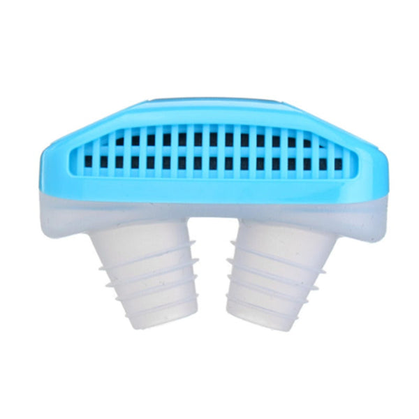 2 In 1 Anti Snoring Devices Snore Stopper Reduce Sleeping Aid For Ease Breathing Facaily Blue