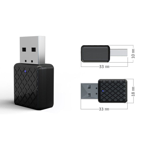 Bluetooth 5.0 Transmitter Receiver 3.5Mm Stereo Audio Sound Music Dongle Adapter