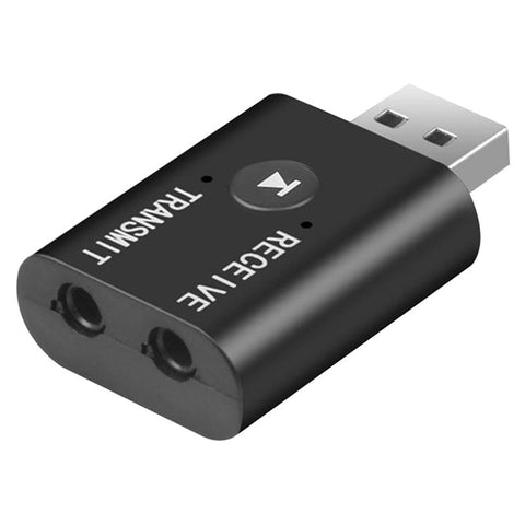 2 In 1 Bluetooth Dongle 3.5Mm Aux Audio Transmitter Receiver Wireless Stereo Adapter