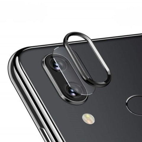 2 In 1 Camera Lens Protector Ring Tempered Film Xiaomi Redmi Note 7 Black