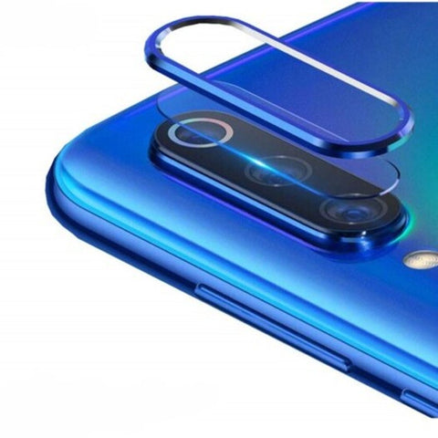 2 In 1 Camera Lens Protector Ring Tempered Glass Film For Xiaomi Mi 9 Se Blue