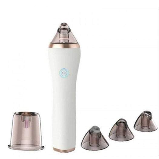Skin Care 2 In 1 Electric Suction Cleansing Pores Blackhead Remover Vacuum Cleaner White Facial Cleansing Devices