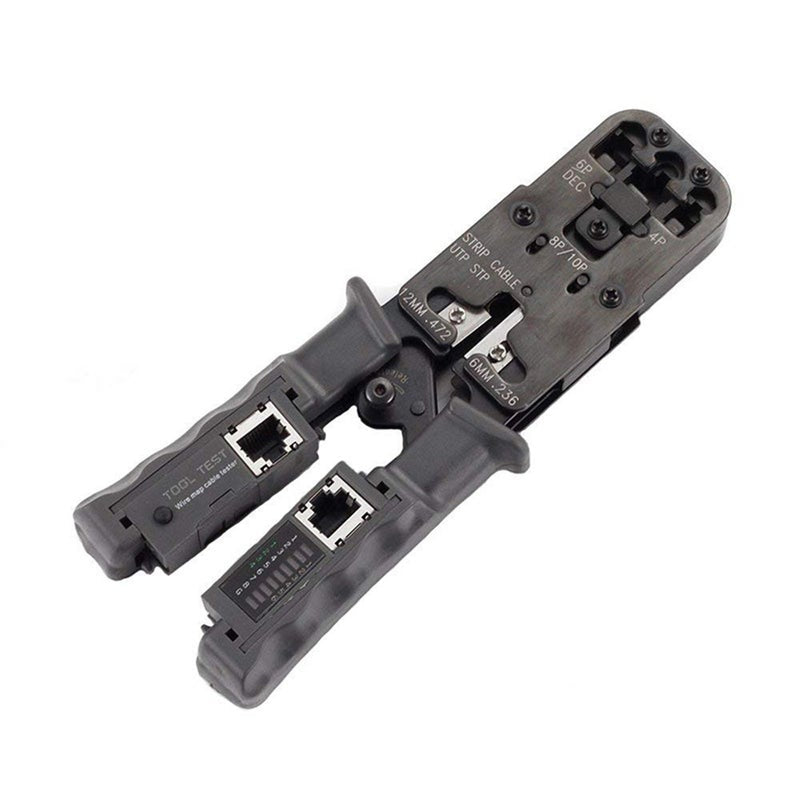 2 In 1 Rj45 Network Lan Cable Crimper Pliers Internet Tool Tester Set For Stripper Hand Crimpers & Strippers