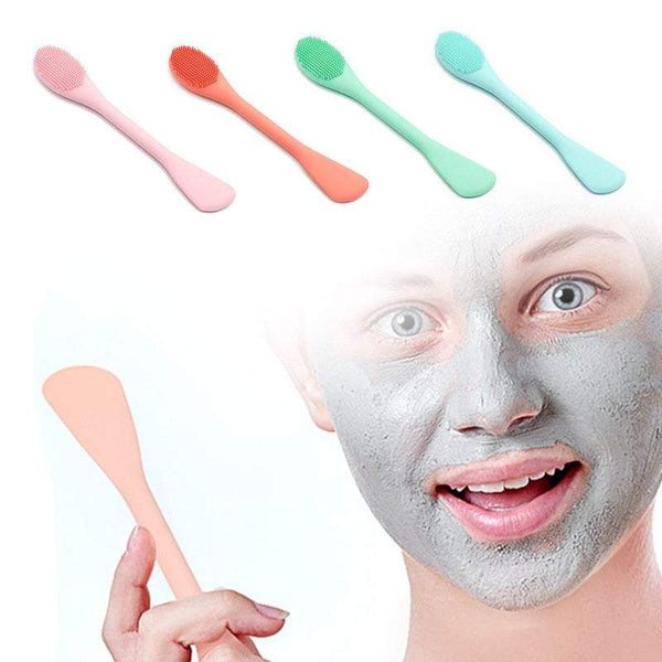 Facial Cleansing Brushes 2 In 1 Silicone Face Cleaning Mask Soft Brushing Facial Cleansing Devices