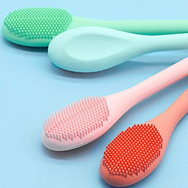 Facial Cleansing Brushes 2 In 1 Silicone Face Cleaning Mask Soft Brushing Facial Cleansing Devices