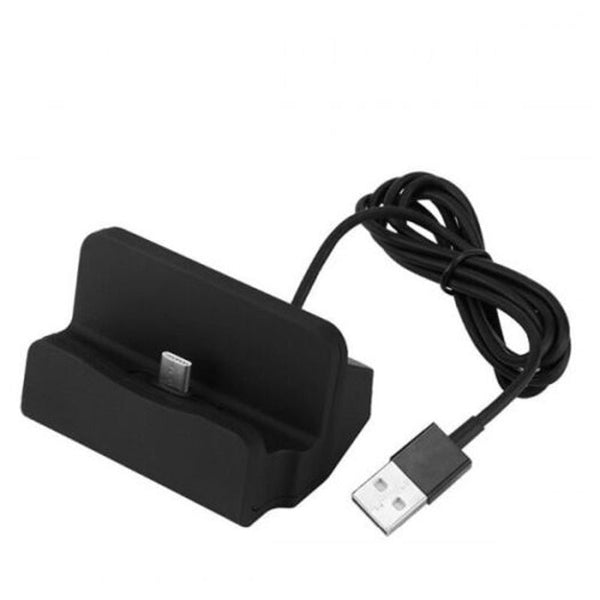 2 In 1 Usb 3.1 Type C Charging Dock Phone Holder Black Chargers & Cradles