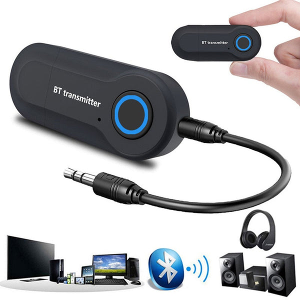 2 In 1 Usb Bluetooth Adapter Wireless Transmitter Receiver 3.5Mm Aux Stereo