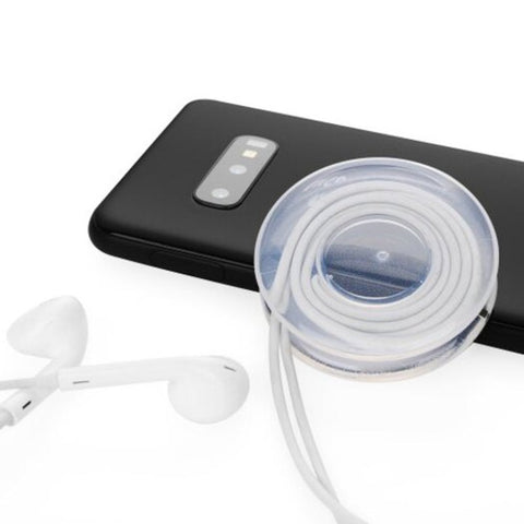 2 In 1Nanotechnology Gel Pad Bracket Holder With Storage Design For Iphone Transparent