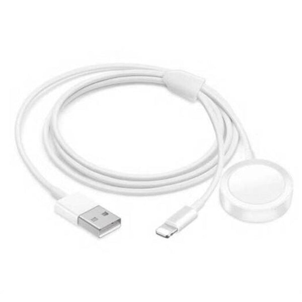 2 In1 Usb Wireless Charger For Apple Watch Series 4 / 3 Iphone Xr Xs Max White Chargers & Cradles