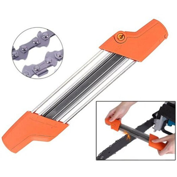 2 Inch 5.2Mm Easy File Chainsaw Sharpener Sandy Brown Chainsaws