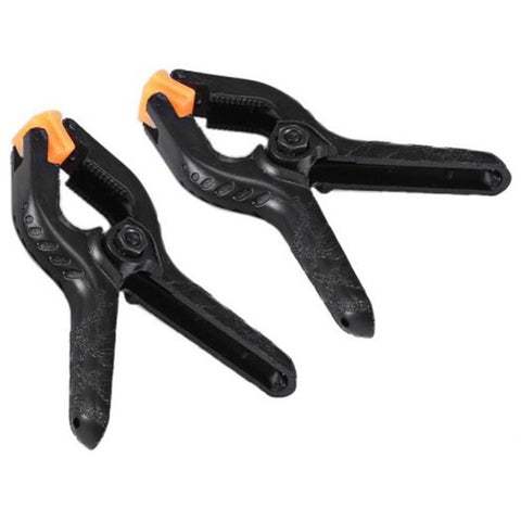 2 Inch Muslin Spring Clamp Grip Clip For Diy Woodwork 2Pcs Black