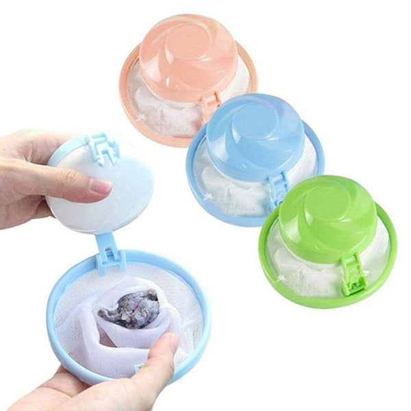 Laundry Bags Laundry Accessories 2Pcs Or 4Pcs Home Floating Lint Hair Catcher Mesh Pouch