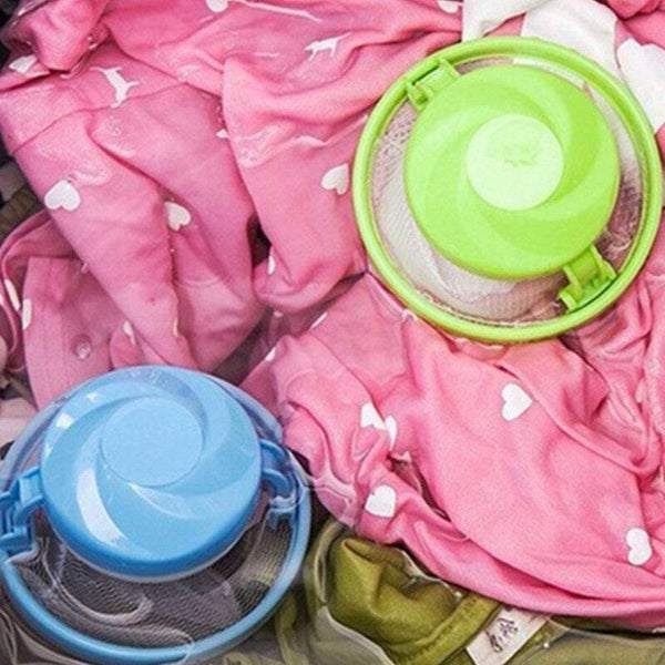 Laundry Accessories 2Pcs Or 4Pcs Home Floating Lint Hair Catcher Mesh Pouch Laundry Bags