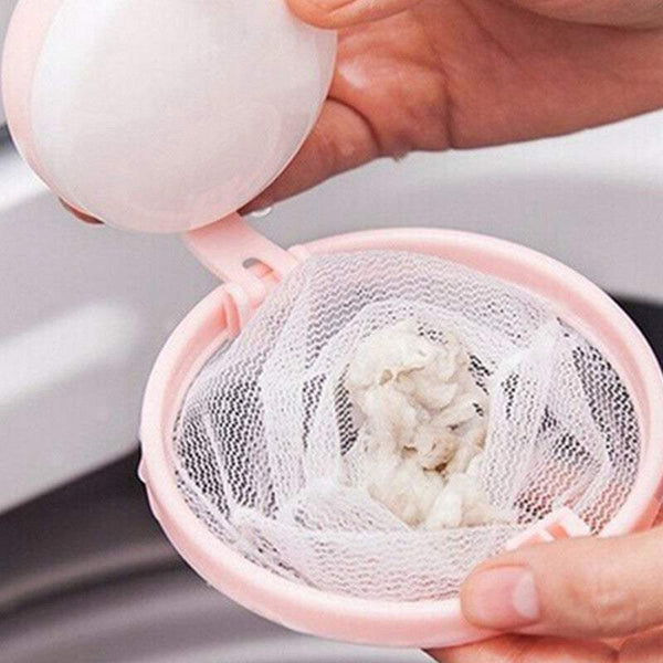 Laundry Accessories 2Pcs Or 4Pcs Home Floating Lint Hair Catcher Mesh Pouch Laundry Bags