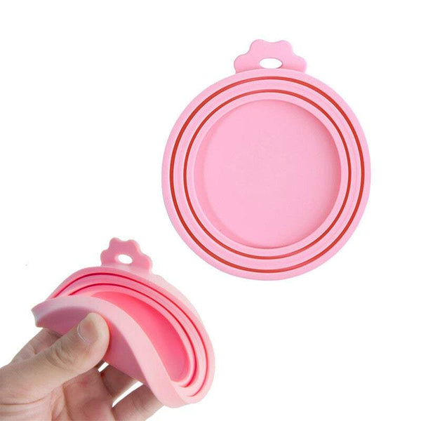 Farm Equipment 2 Or 4Pcs Pet Food Can Cover Lid Dog Cat Tin Silicone Reusable Storage Cap Cling Film Foil & Food Wraps