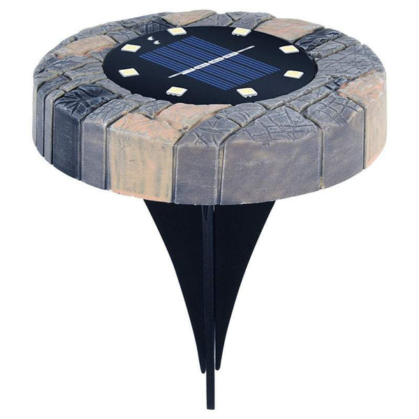 Outdoor Wall Lights Imitation Marble Inground Solar Lawn Garden Decor Wall & Ceiling Lights