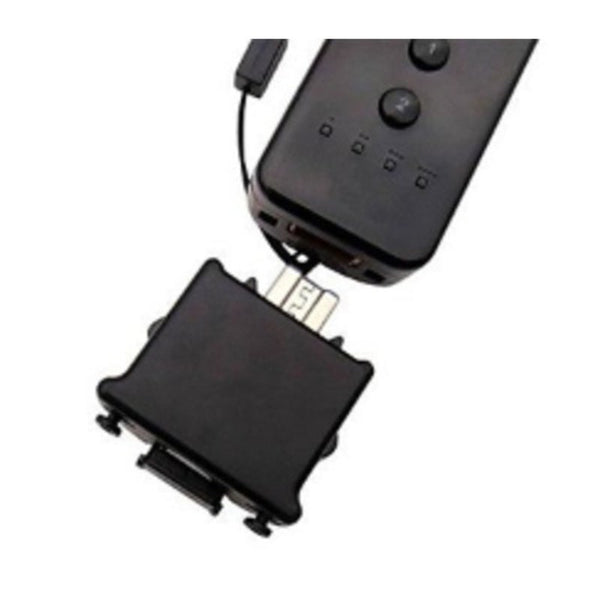 2 Packs Wii Motion Plus Accelerator Adapter Sensor For U Remote Controller Black