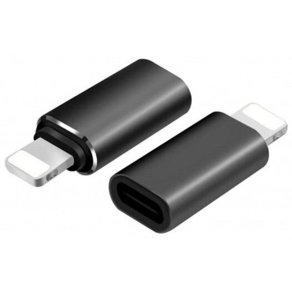 2 Pcs 8 Pin To Usb 3.1 Type C Male Converter Adapter Black Cables & Adapters