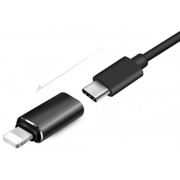 2 Pcs 8 Pin To Usb 3.1 Type C Male Converter Adapter Black Cables & Adapters