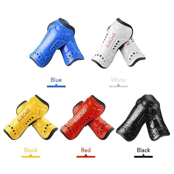 2 Pcs Soccer Shin Guards Football Protective Board Black Shin Pads