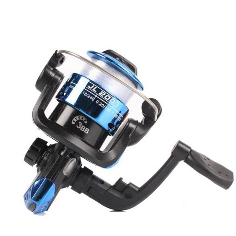 2Pcs Spinning Reel 3 Axis 5.2 Left Right Hand Swap High Speed Fishing 40M Line Reels