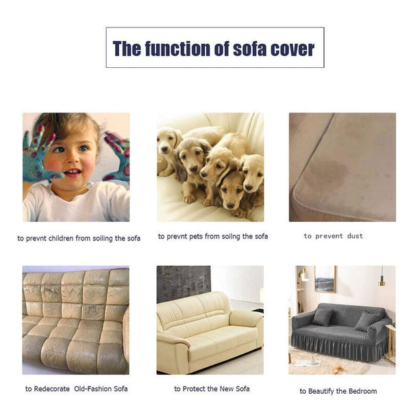 2 Seater High Stretch Sofa Cover Couch Lounge Protector Pattern Slipcovers