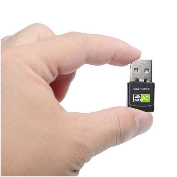 2.45 Ghz Mini Wireless Usb Wifi Adapter Free Driver Receiver 600Mbps Ac Dongle Network Card For Laptop