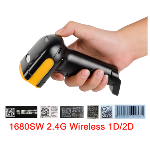 2.4G Wireless 1D 2D Handheld Barcode Scanner Code Reader Bluetooth Barcode Scanners