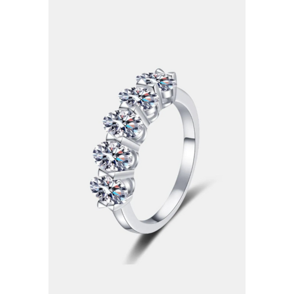 2.5 Carat Moissanite 925 Sterling Silver Ring Rings