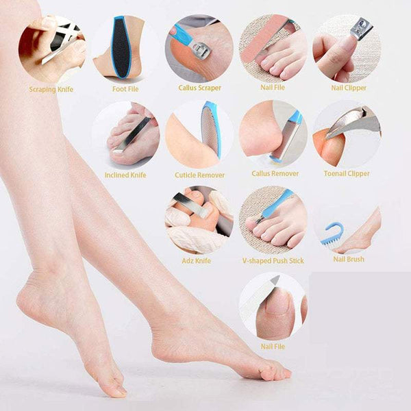 Foot Care 18 In Tools Exfoliating Prevent Dead Skin Pedicure Set Manicure & Pedicure Tools & Kits