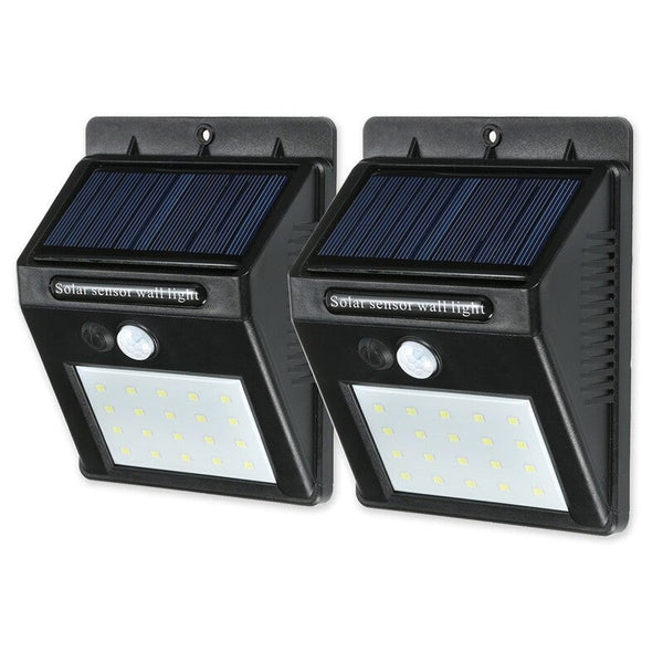 20 Led Solar Sensor Waterproof Wall Lights For Only Packs Landscape & Walkway Lights