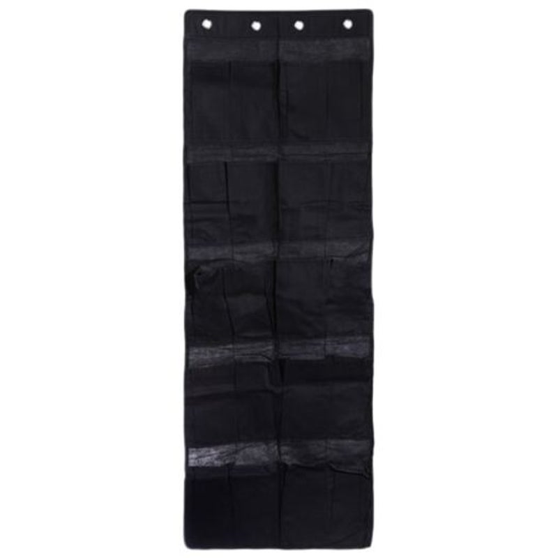 20 Pockets Non Woven Hanging Storage Bag Black