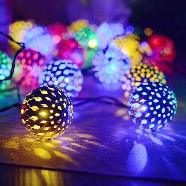 20 Led 3M Metal Ball String Lights Decorative Fairy