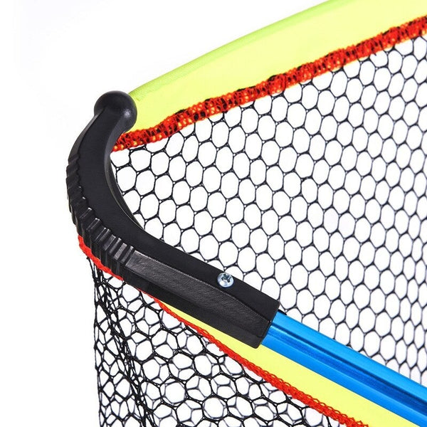 Large Triangular Aluminium Alloy Quick Folding Telescopic Fishing Net Nets