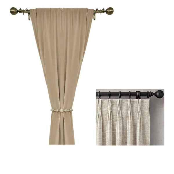 200Cm Beige High Quality Modern Velvet Blackout Curtains For Living Room Bedroom Curtains & Drapes