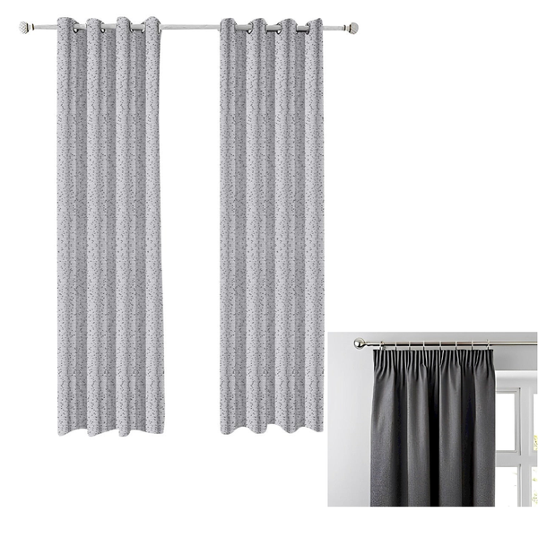 200Cm Grey Modern Luxury Retro Style Curtains For Living Room Bedroom Decor Curtains & Drapes