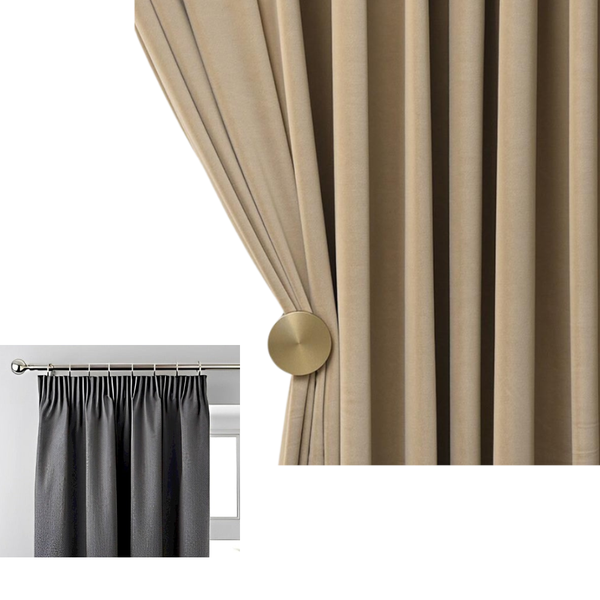 200Cm Velvet Blackout Curtains Modern Design For Living Room Bedroom Dining Curtains & Drapes