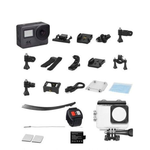 Dual Screen Wifi Full Hd 1080P Underwater Sport Dv Extreme Bicycle Action Camera 4K Black Digital Cameras