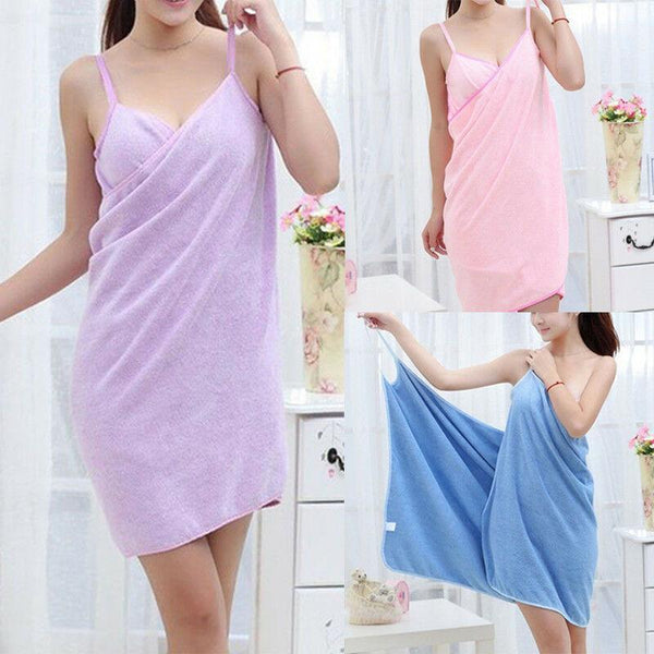 Towels & Washcloths Pink Or Puple Bath Towel Dress Home Luxury Self Care Relaxation